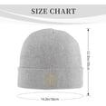 thumbnail image 2 of Icxc Nika Cross Orthodox Christian Jesus Christ Beanie Hat Women Men Knit Skull Cap Knitted Hat Slouchy Hat Black, 2 of 7