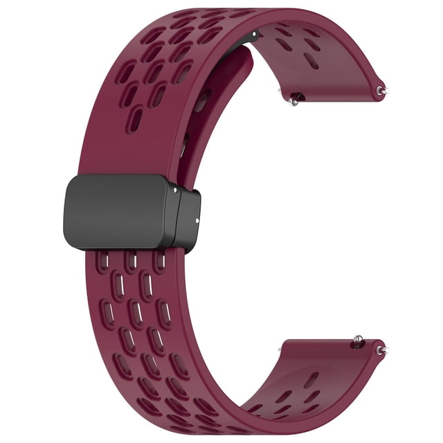 Correa de reloj de silicona deportiva de color sólido a prueba de sudor con ajuste cómodo y amplia compatibilidad