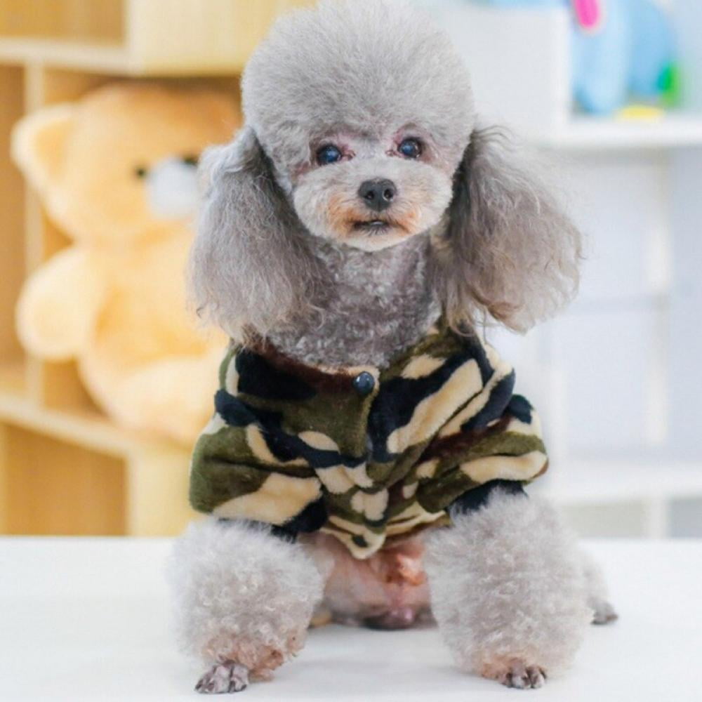 Becobe New Pet Fashion Jackets Autumn and Comfortable Keep Warm Cat Dog Clothing Pet T-Shirt Dog Apparel Puppy Pet Clothes for Dogs Cute Soft Vest Tank Tops Sweatshirt S/M/L/XL/XXL Army Green, S