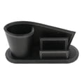thumbnail image 2 of koolsoo Multifunction Leather Pen Holder Stationery Card Storage Box Accessory Black, 2 of 9