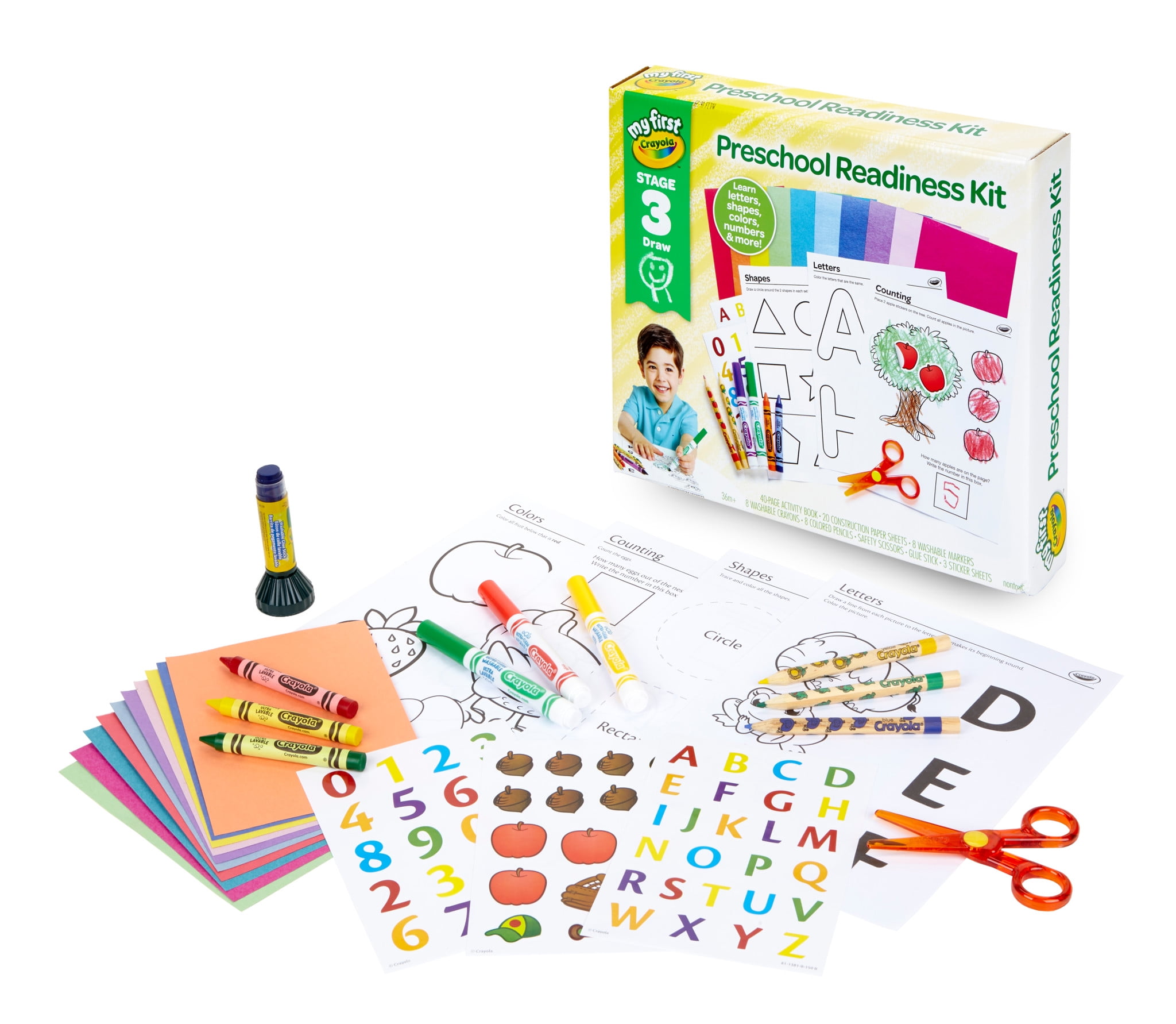 Crayola My First Preschool Readiness Art Kit, Unisex Child, 50 Pieces