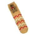 thumbnail image 3 of Holiday Time Women's Gingerbread 3D Cozy Crew Socks, 1-Pack, Size 4-10, 3 of 7