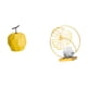 thumbnail image 1 of Escultura De Fruta De Porcelana, Adorno Coleccionable Para Mesa, Estatua Geométrica, Decoración Para Festivales, Oficina, Hoja De Hierro, Figura Decorativa, Regalo De Cumpleaños, Adorno, 1 of 8