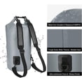 thumbnail image 5 of Dry Bag, Waterproof Floating Backpack 5L/10L/20L/30L/40L with Waterproof Phone Case for Boating, Kayaking, Fishing, 5 of 5