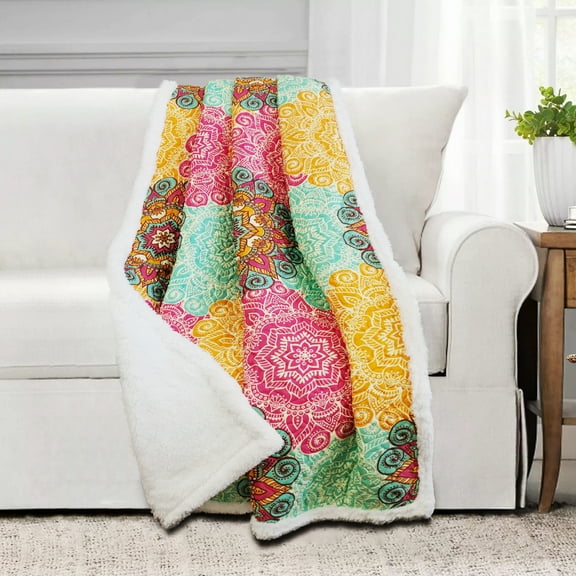 Harper Lane Harlow Quilted Sherpa Throw 50x60 Teen/Adult