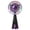 Dark Gray, variant on Cute Portable Handheld Fan With RGB Colorful Light & Digital Display USB Rechargeable Personal Fan With 5 Speeds Quiet Desktop Fan For Home Travel, Summer Desktop Fan,Pink,7.1x3.5"