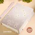 thumbnail image 4 of ipoul Fabric Pocket Notebook, Hardcover Journal, A6, 4x6 Small Notebook & Sketchbook, Lay Flat, Daisy Gifts for Women, Pink, 4 of 8