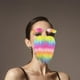 thumbnail image 3 of Disfraz de barba Colorido perfecl pelo facial cosplay con ceja, 3 of 8