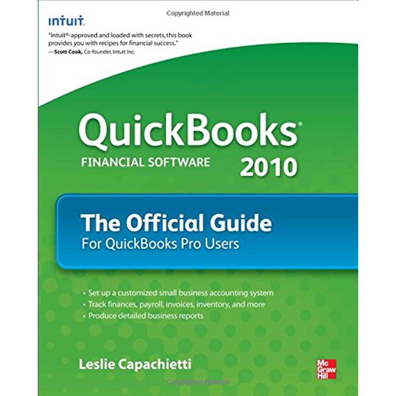 Pre-Owned QuickBooks 2010: The Official Guide (Paperback) 0071633383 9780071633383