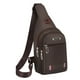 thumbnail image 5 of Bolso bandolera, mochila, mochila, bolso de hombro para correr, senderismo, viajes Marrón, 5 of 8