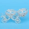 thumbnail image 2 of Rhinestone Decorated Pumpkin Carriage Jewelry Box Metal Crafts Gift Tabletop Decoration, 2 of 8