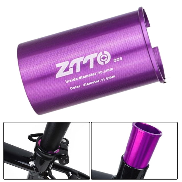 Adaptador de sillín Baoblaze Cuña de tija de sillín de bicicleta 31,6 a 30,9mm 60mm