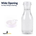 thumbnail image 6 of Impresserve 50 oz Plastic Beverage Carafe with White Flip Tab Lid, 6 of 8