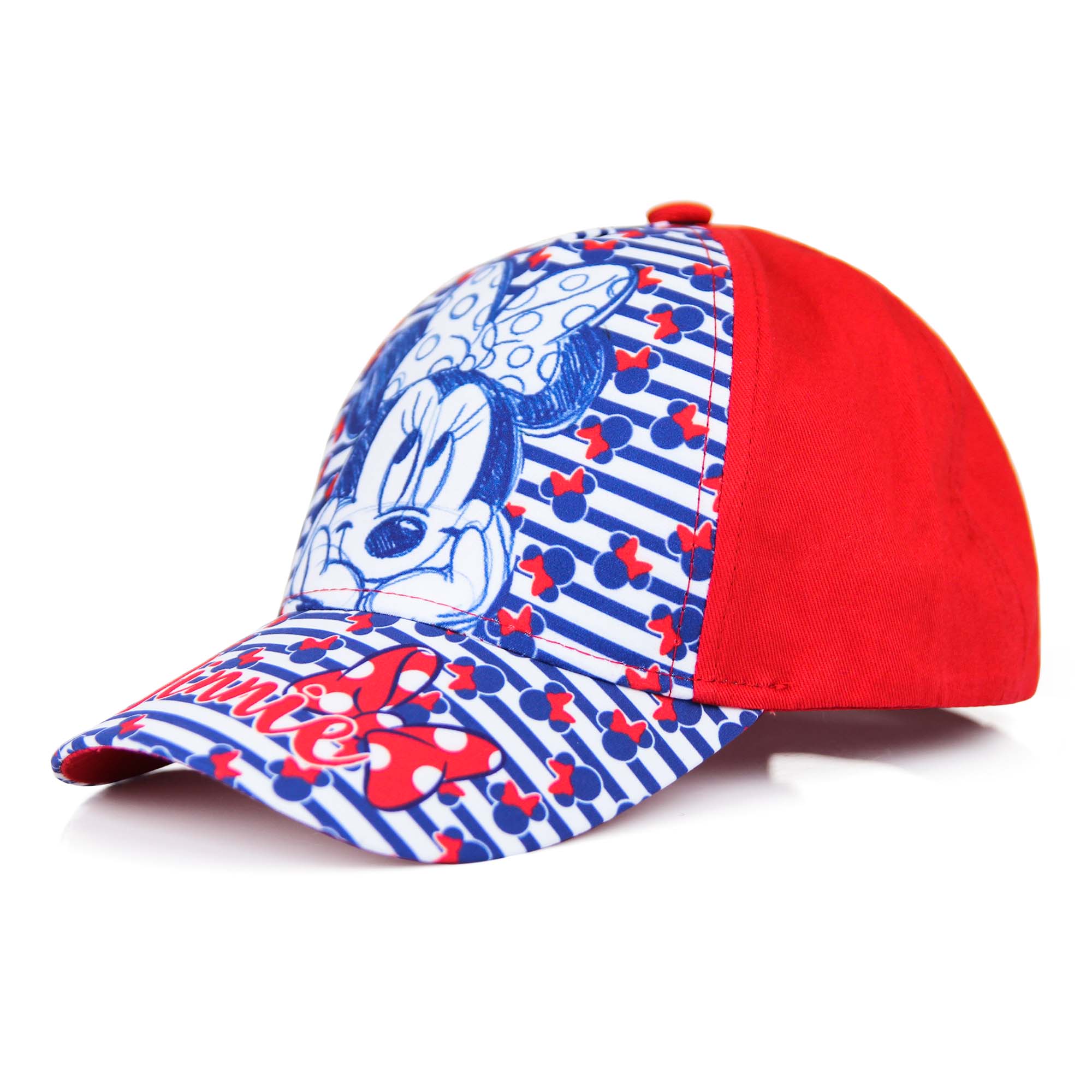 red stripe baseball cap