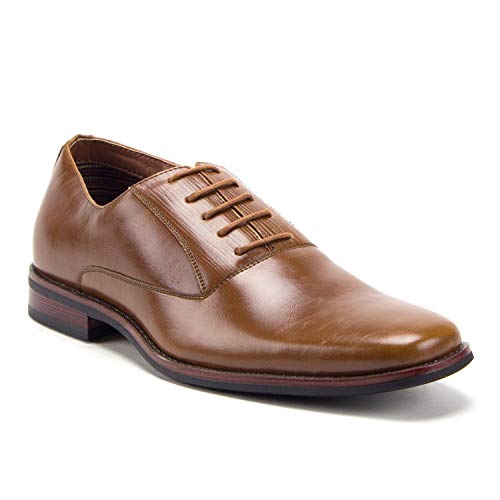 Balmoral Oxfords Dress Shoes, Brown 