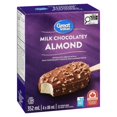 thumbnail image 3 of Great Value Milk Chocolatey Almond Ice Cream Bars in a Box, 4 x 88 mL, 3 of 8
