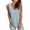 Sky Blue, variant on Elegant Everyday Comfort Women's T Shirt Top with V Neck and Sleeveless Design for Versatile Styling and All-Season Wear