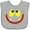 AC-Heather Grey, variant on Inktastic Monster Face Boys or Girls Baby Bib