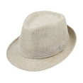 thumbnail image 2 of Meidiya Unisex Classic Wide Brim Floppy Panama Hat Exquisite Linen Hat Summer Men Women Panama Cap Sun Hat, 2 of 8