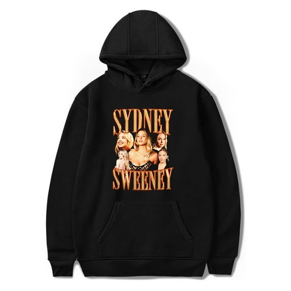 Sydney Sweeney Vintage Hoodie Unisex Sweatshirt Hip Hop Pullover Harajuku Clothes
