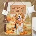 thumbnail image 4 of Welcome Fall Beagle Cozy Autumn Field Pumpkins Golden Leaves Cozy Sherpa Blanket Beagles Dog Lover Gifts Idea Warm Soft Throw Blanket - 12013, 4 of 5