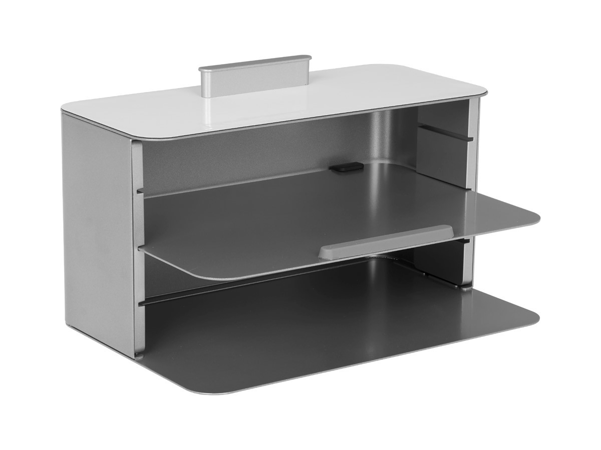 MPM 3-in-1 Steel Tablet and File Organizer With Whiteboard - Adjustable Height, Easy Assembly, Compatible with iPad and