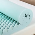 thumbnail image 5 of Mellow 4" Cooling Gel Egg Crate Memory Foam Mattress Topper, Short Queen, 5 of 10