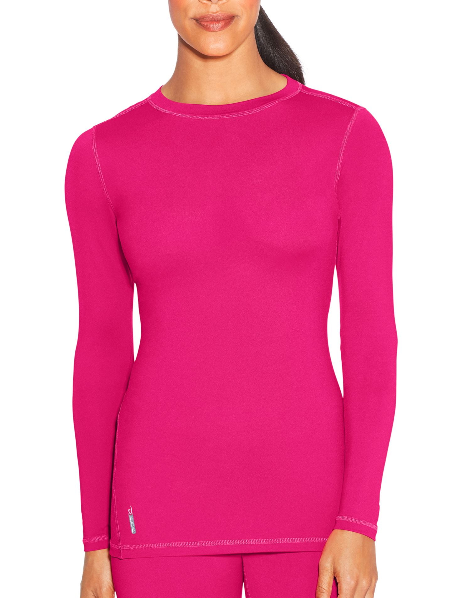 Duofold by Champion Women Crewneck Long Sleeve thermal underwear tops
