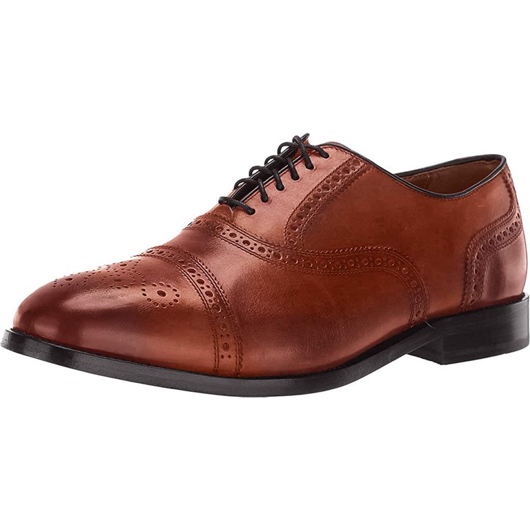 Cole Haan Mens Kneeland Brogue Cap Toe Oxford - Walmart.com