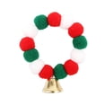 thumbnail image 4 of Collar de bolas para cachorros, collar para mascotas, collar con cascabel, regalo de Año Nuevo para perros M, 4 of 9