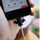 thumbnail image 4 of Protector de Cable de Ángel enrollador funda protectora de dibujos animados lindo organizador de cables soporte de hebilla de mordida para iPhone negro ER, 4 of 5