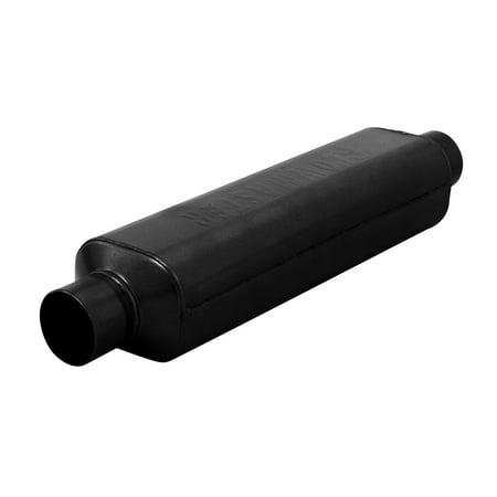 Flowmaster Universal Mufflers - Flowmaster 12518409 Super HP-2 Muffler 409S - 2.50 Center In./2.50 Center Out - Moderate Sound