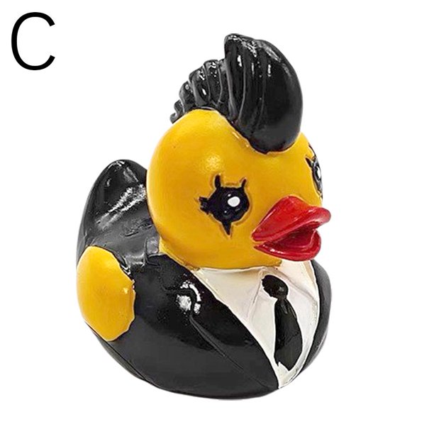Pato de Duckieville, Pato Satán, Pato Punk, Pato Rock de la Muerte, Lady Valentina, Artesanías de Resina