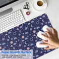thumbnail image 4 of Long Mouse Pads for Desk,Dark Blue Sun Moon Cloud Planet Pattern Desk Mats on Top Of Desks, Desk Mouse Pad Extra Large with 3mm Non-Slip Base and Stitched Edge for Gaming,Office,Work,Home 31.5"x15.7", 4 of 6