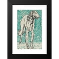thumbnail image 2 of Moriz Jung 13x18 Black Modern Framed Museum Art Print Titled - Greyhound (1912), 2 of 5