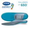 Dr. Scholl's Custom Fit 650 Orthotics Full Length Inserts for Foot Knee & Low Back Pain Relief, 1 Pair