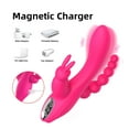 thumbnail image 3 of OCTMOM 3 In 1 G Spot Vibrators Rabbit Vibrator for Women Adult Couples Pleasure, Pink., 3 of 8