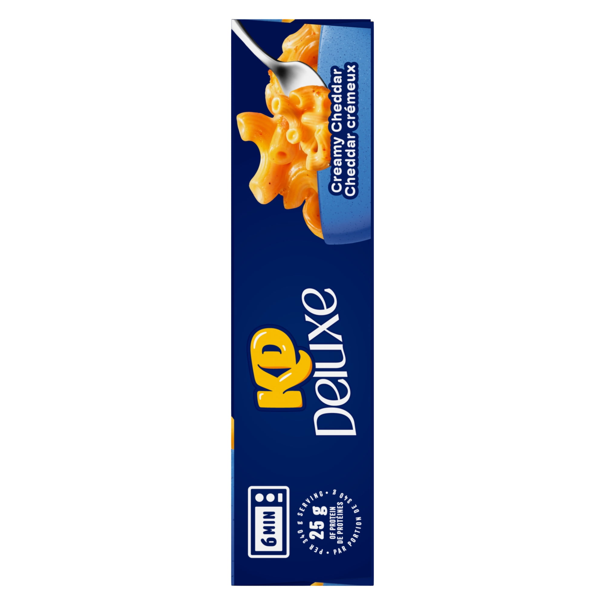 Macaroni Et Fromage Au Cheddar Crémeux Surgelé Kd Deluxe, Boîte 340 g