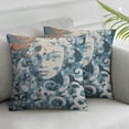 thumbnail image 3 of BANET Ethnic Throw Pillow Covers, Decorative Pillow Covers Digital Printing Blended Fabric for Couch Sofa Bed Invisible Zipper 20x20in, 3 of 7