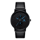 thumbnail image 4 of Set de Reloj para Hombre De Cuarzo De Negocios Pulsera, NEGRO, 4 of 5