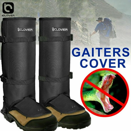 IClover Snake Guards Waterproof Legging Gaiter Cover Protection New Upgraded Lightweight Stab-Resistant Snake Gaiters Proof Leggings Protects Against Snake Bite of All Types of Rattlesnakes M