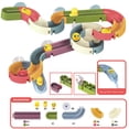 thumbnail image 3 of A 34Pcs Bath Toys Diy Slide Waterfalls Track Stick To Wall Bathtub Fun Set, 3 of 9