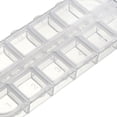 thumbnail image 4 of Caja de Almacenamiento de Componentes PS Fija 12 Rejillas Blanca Transparente 130x52x15mm 2 Pcs, 4 of 4