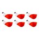 thumbnail image 3 of Vasos de Agua para Pollos Fernando 6 uds Bebederos para Pollos Rojo, 3 of 8