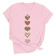 thumbnail image 6 of Sokhug Valentines T Shirts for Women Loose Fit Cute Love Heart Print Tees Casual Short Sleeve Crewneck Top Summer Dressy Comfy Shirt Blouses, 6 of 7