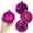 Fuchsia, variant on GameXcel 4 in Christmas Ball Ornaments, 4 Pack Random Assorted Hanging Decorations for Tree, Wreath and Party Decor, Rose Gold