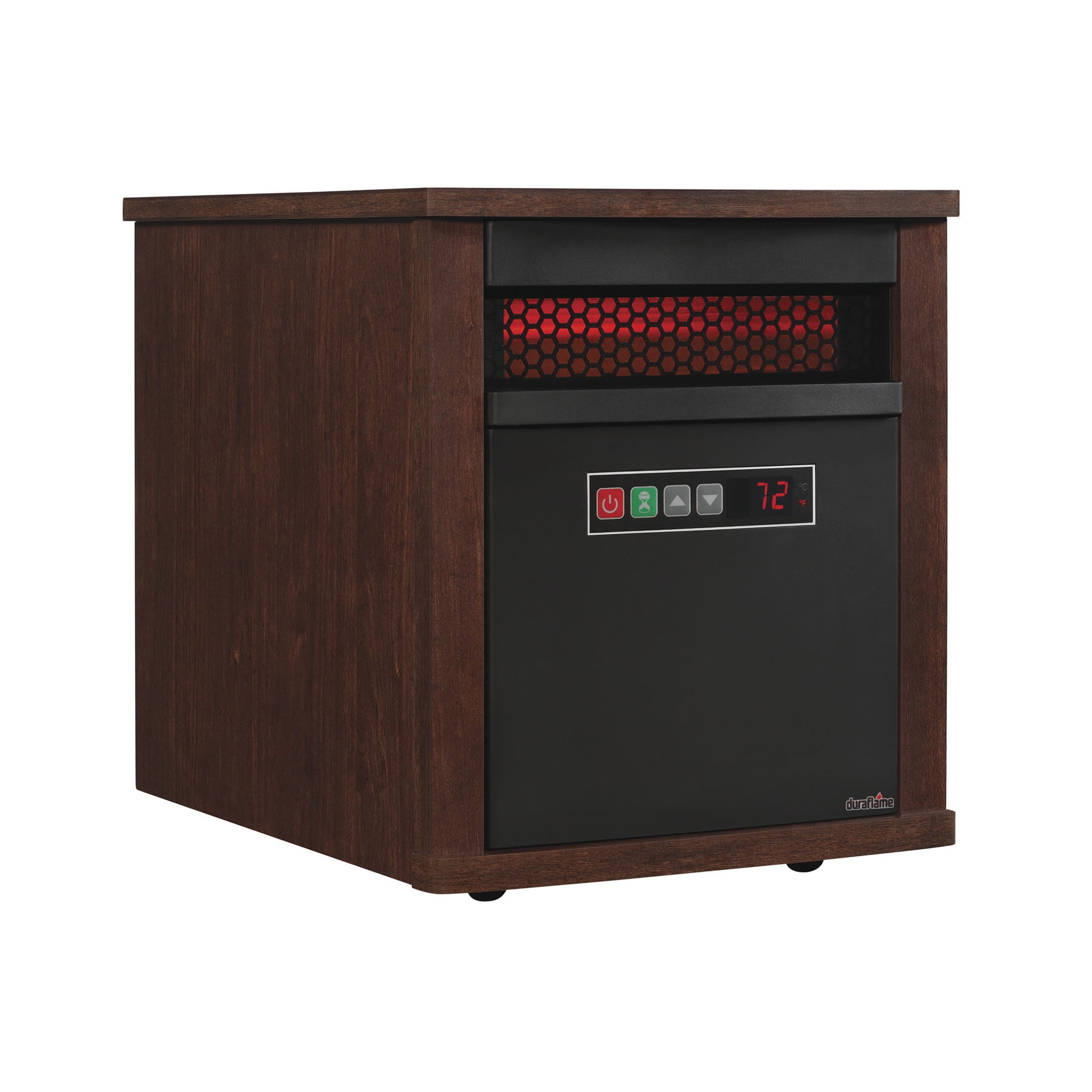 Duraflame® Rolling Infrared Quartz Electric Heater, Cherry - Walmart.com
