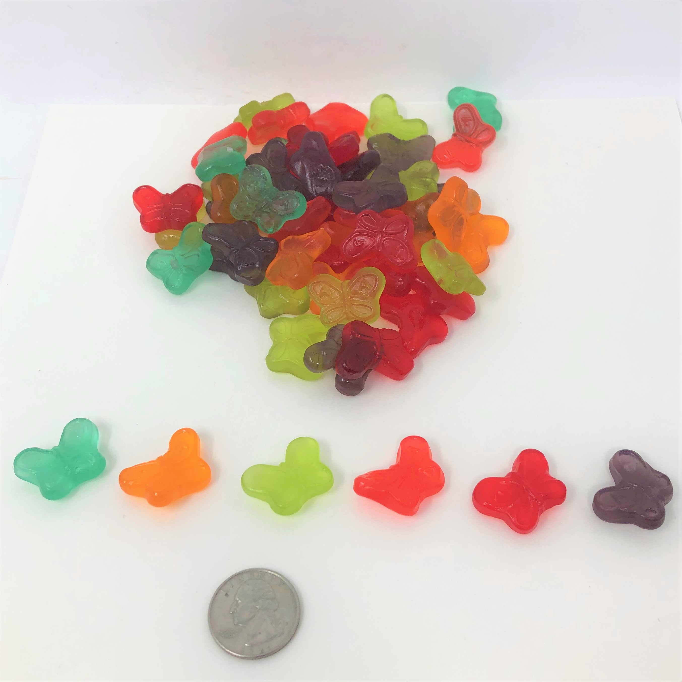 Gummi Butterflies Mini Butterflies bulk gummy candy 1 pound
