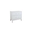 thumbnail image 1 of Orbis White Lacquer Nightstand, 1 of 1