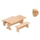 thumbnail image 5 of Mini Modelo de Muebles ANGGREK Banco de Mesa Largo de Casa de Muñecas de Bricolaje de Madera No Tóxica, 5 of 8